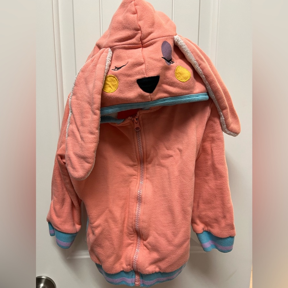 Bland and Rose Bunny ZipUp Hoodie